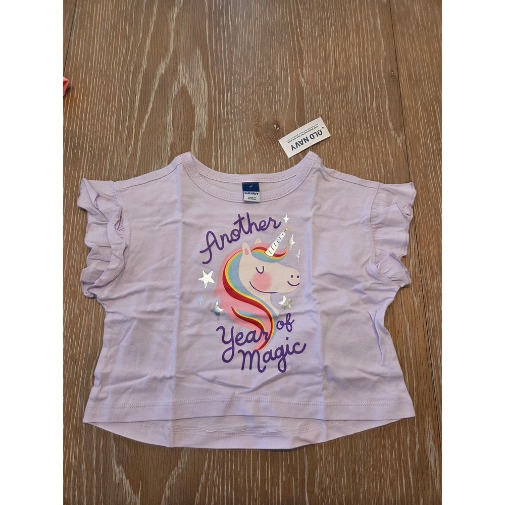 Old navy toddler girl birthday‎ top 2t